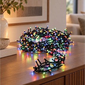 ΣΥΡΜΆΤΙΝΑ &amp; PVC ΛΑΜΠΆΚΙΑ LED MICROCLUSTER 1000LED MULTI 20M AX8560240