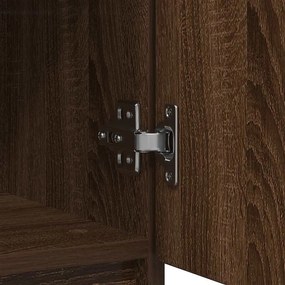 Συρταριέρα με Συρτάρια καφέ δρυς 71x35x65 εκ. Επεξ. Ξύλο - Καφέ