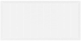 vidaXL Σέτ φαγητού για κήπο 7 pcs Λευκό Rattan Polt