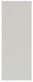 vidaXL Πλισέ περσίδα ανοιχτό γκρι 75x200 cm Πλάτος υφάσματος 74,4 cm