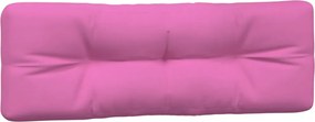 vidaXL Μαξιλάρια Παλέτας 2 τεμ. Ροζ Υφασμάτινα