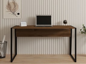 Γραφείο Καρυδί / Μαύρο FEZAS 140x70x74