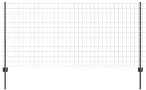 Τείχος και Πόστ Γκρι 1 x 25 m Ατσάλι