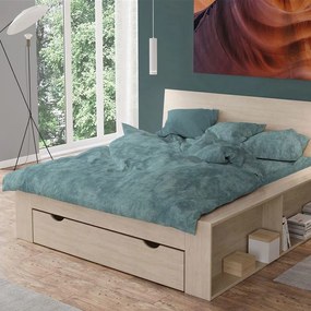 Σεντόνι Premium Shadow 616 Petrol DimCol Υπέρδιπλo 240x270cm 100% Cotton