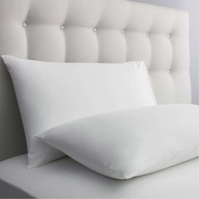 Μαξιλαροθήκη Ξενοδοχείου White 80% Cotton 20% Polyester 160TC 52 X 72 52x72cm Viscose,Cotton