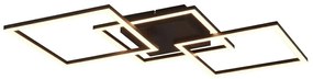 Φωτιστικό Οροφής - Πλαφονιέρα Trail R64493132 SMD 3550lm 3000K 74x7x35cm Black RL Lighting
