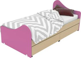 surf Παιδικό Κρεβάτι ΜΟΝΟ ALFA SET Ξύλινο Για Στρώμα 90x200cm