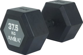 Amila Aλτήρας Εξάγωνος Original Rubber H - 37,5Kg (90602)