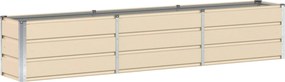 vidaXL Γλάστρα Ελεφαντόδοντο 240 x 40 x 45 cm Ατσάλι