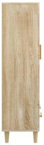 vidaXL Ντουλάπα Sonoma Δρυς 70 x 31 x 115 εκ. από Επεξεργασμένο Ξύλο