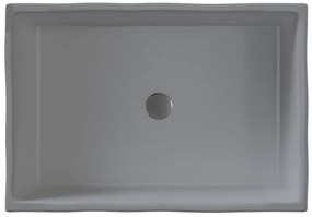 Sanitec Castello 202 Νιπτήρας Συνθετικός Επικαθήμενος 52x39x13cm Cement