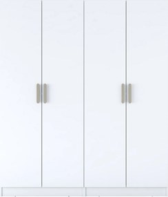 Ντουλάπα Λευκό BRATRIN 180x57.5x210