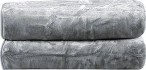 Κουβέρτα Βελουτέ Ημίδιπλη (180x220) Kentia Loft Notte 22 Light Grey