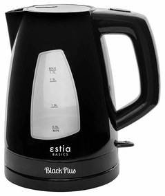 Βραστήρας Πλαστικός Black Plus 1.7lt 2200W  Estia