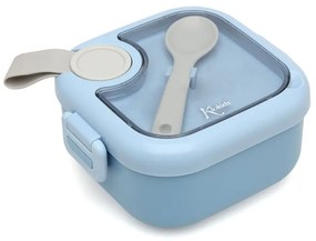 Φαγητοδοχείο &amp; Κουτάλι (Σετ) 750ml Kiokids Blue 3536