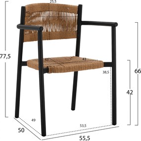 ΣΕΤ ΤΡΑΠΕΖΑΡΙΑ 3ΤΜΧ ΤΡΑΠΕΖΙ ΑΛΟΥΜΙΝΙΟΥ 80X80 &amp; ΠΟΛΥΘΡΟΝΕΣ ΑΝΘΡΑΚΙ HM11438