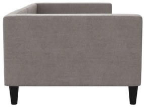 vidaXL Καναπές Κρεβάτι Taupe 90 x 200 εκ. Υφασμάτινος