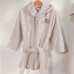 Βρεφικό Μπουρνούζι Nef-Nef Homeware Happy Days Μπεζ Νο02