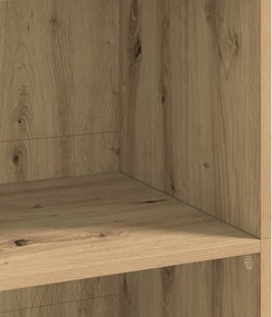 vidaXL Highboard Artisan Δρυς 70 x 41 x 124 εκ. Επεξεργασμένο Ξύλο