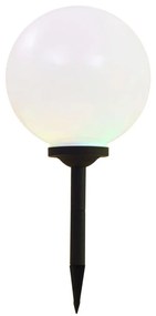 vidaXL Φωτιστικά Μπάλες Εξωτερικού Χώρου Ηλιακά 4 τεμ. LED 30 εκ. RGB