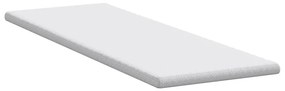 vidaXL Στρώματα Λευκό 70 x 200 cm 100% ύφασμα πολυεστέρα με τζακάρ