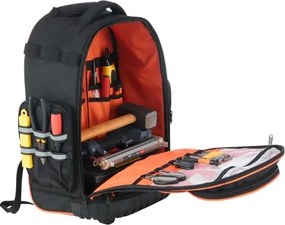 VEVOR Rolling Tool Backpack 45 Pockets Heavy Duty Roller Tool Bag on Wheels
