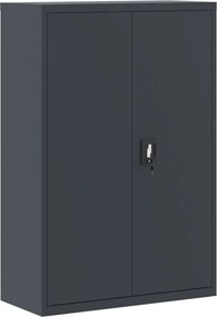 vidaXL Αρχειοθήκη Ανθρακί 90 x 40 x 140 εκ. Ατσάλινη
