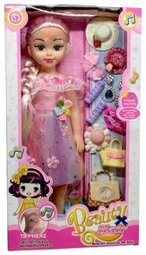 Σετ κούκλα με αξεσουάρ ομορφιάς - F018-1118 - 917473