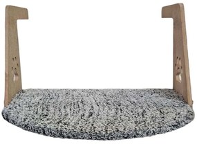 Κρεβάτι Κατοικίδιου Κρεμαστό Medi 379VLV3306 34x55x24cm Natural-Grey Hanah Home