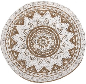 Χαλί Africa Chainstitch Round Natural-White Carpet Couture 160X160 Round