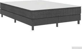 vidaXL Πλαίσιο Κρεβατιού Boxspring Γκρι 140 x 200 εκ. Υφασμάτινο