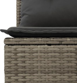 vidaXL Patio Sofa Set 10-θέσια Grey