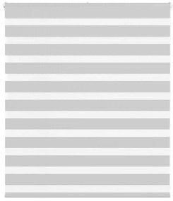vidaXL Ζέβρα τυφλή Ανοιχτό Γκρι Πλάτος υφάσματος 115,9 εκ. Πολυεστέρας