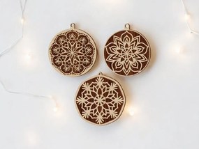 Intra απο ξύλο plywood 3mm-4mm πάχος – Χριστουγεννιάτικα στολίδια με δύο στρώσεις 12x15 cm INTRAVECTRY-MY543350