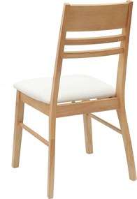 vidaXL Καρέκλες φαγητού 2 pcs Φυσικό 43 x 54 x 89 εκ.