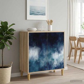 vidaXL Πλαϊνό γραφείο RAALTE Sonoma 69 x 33 x 75 εκ.