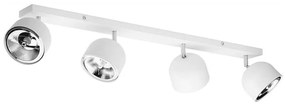 Φωτιστικό Οροφής - Σποτ Altea 6516 4xGU10 AR111 12W 97x17cm White TK Lighting