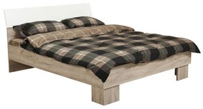 Bed Bon 160 Grey Oak - White 210*165*92,5 cm