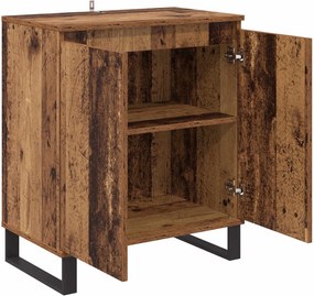 vidaXL Πλαϊνό γραφείο Παλιό Ξύλο 60 x 35 x 70 cm Επεξεργασμένο ξύλο