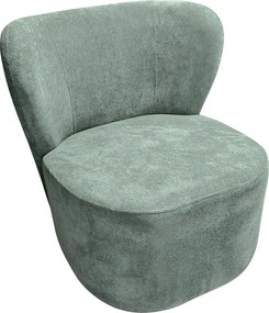 Πολυθρόνα Veridian pakoworld ύφασμα σε φυστικί απόχρωση 63x70x66εκ