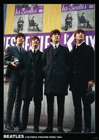Αφίσα Beatles - Paris 1964, (59.4 x 84.1 cm)