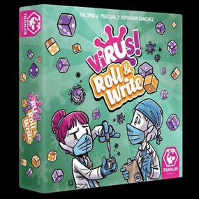 Επιτραπέζιο Παιχνίδι Tranjis Games Virus! Roll &amp; Write