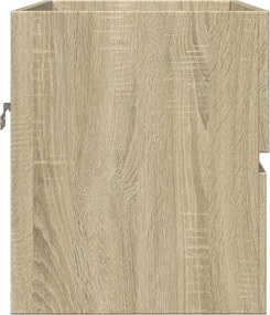 vidaXL Ντουλάπι Νιπτήρα Sonoma Δρυς 60x38,5x45 εκ. Επεξεργασμένο Ξύλο