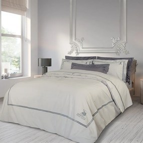 Σεντόνια 2129 (Σετ 4τμχ) Grey Greenwich Polo Club Queen Size 240x260cm 100% Cotton Satin