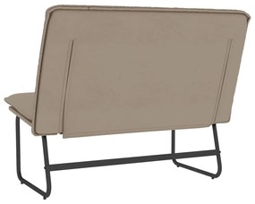 vidaXL Πάγκος Καπουτσίνο 100x75x76 εκ. από Συνθετικό Δέρμα