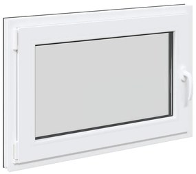 vidaXL Παράθυρο Υπογείου "RISOR" 90x50 εκ. Ανακλινόμενο & Περιστρεφόμενο DIN Αριστερό Ανθρακί