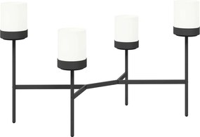 vidaXL Βάση Λουλουδιών Λευκό 125 x 55 x 81 εκ