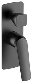 Μίκτης ντους διπλός LEA Gun Metal SO050A22 KARAG