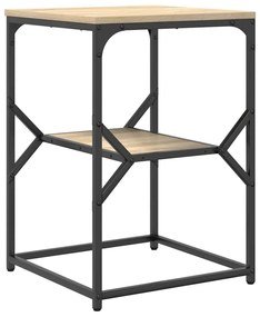 vidaXL Τραπεζάκι Πλευράς Sonoma Δρυς 41 x 40 x 60 εκ.