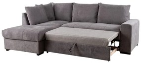 BILL ΚΑΝΑΠΕΣ ΚΡΕΒΑΤΙ ΓΩΝΙΑ ΑΡΙΣΤΕΡΗ STONE 241x173x94 - 70-0414